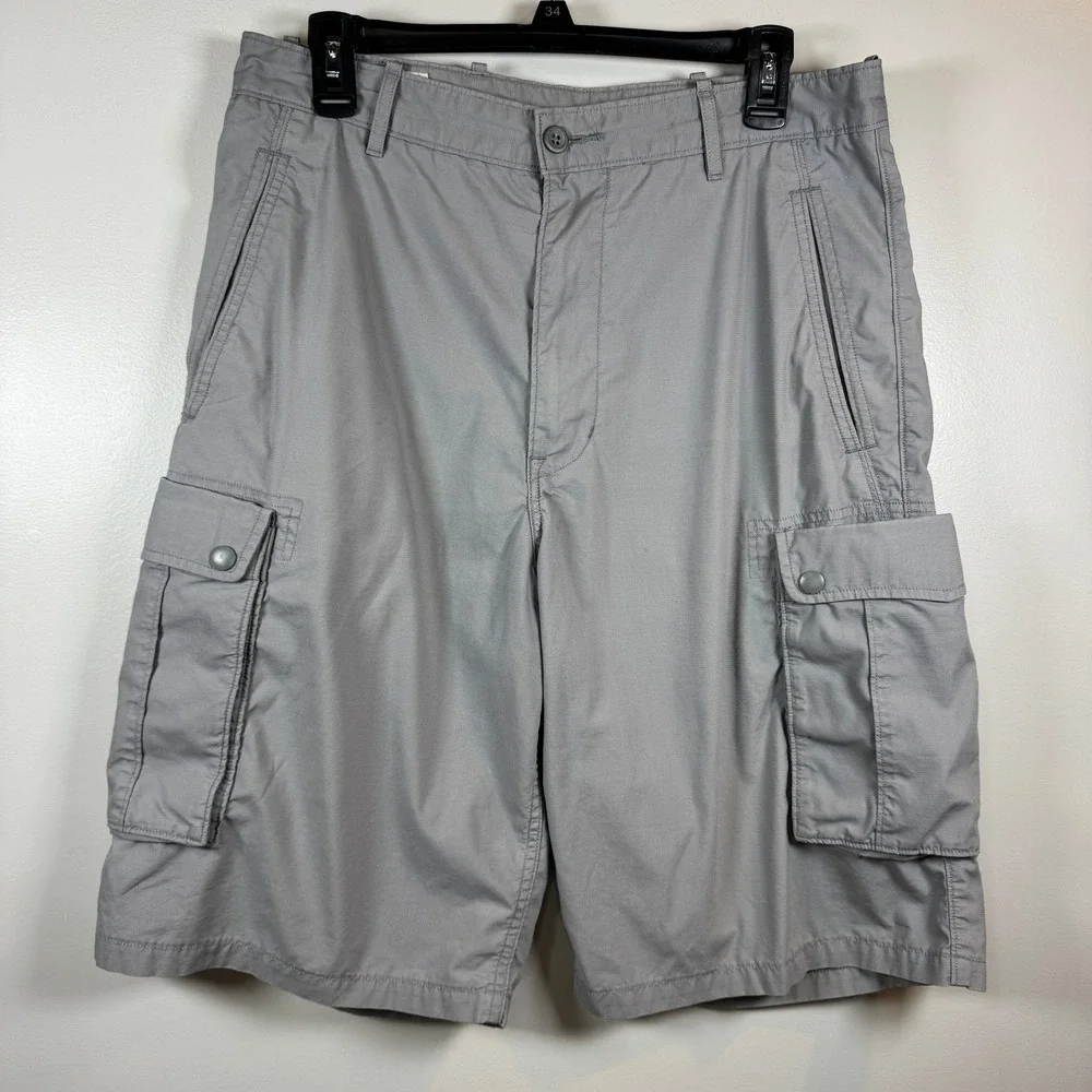 Levis Cargo Utility Shorts Mens 31 Multi Pocket Ripstop‎ Workwear Gorpcore